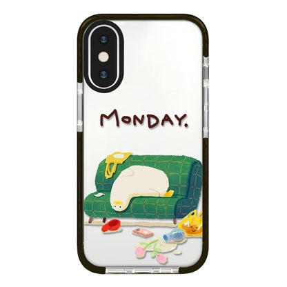 Simple Illustration Pattern Full Coverage Phone Case, For iPhone X / XS, For iPhone XR, For iPhone XS Max