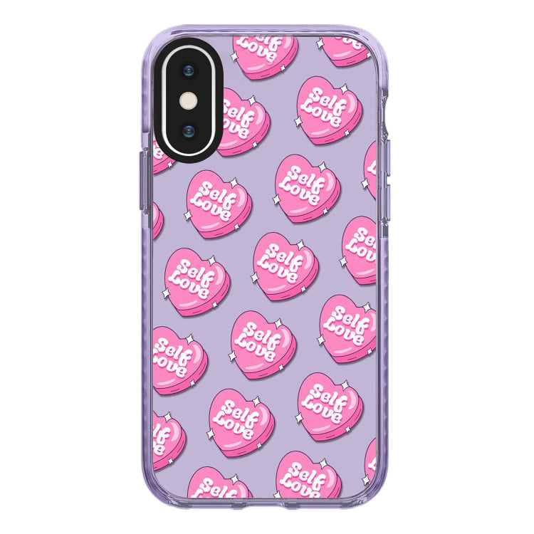 Simple Illustration Pattern Full Coverage Phone Case, For iPhone X / XS, For iPhone XR, For iPhone XS Max