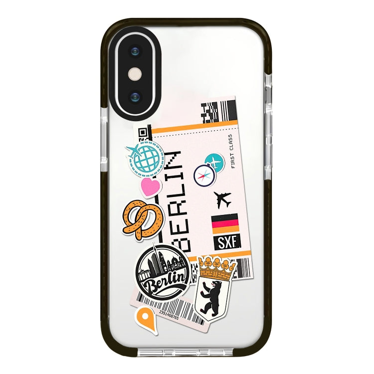 Simple Illustration Pattern Full Coverage Phone Case, For iPhone X / XS, For iPhone XR, For iPhone XS Max