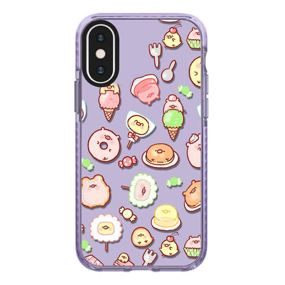 Simple Illustration Pattern Full Coverage Phone Case, For iPhone X / XS, For iPhone XR, For iPhone XS Max
