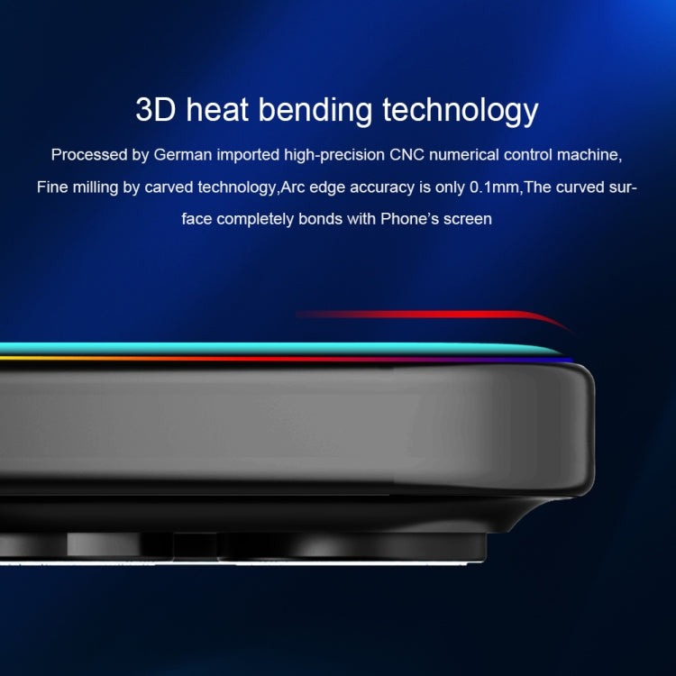 NILLKIN 3D CP+MAX Anti-Explosion Full Coverage Tempered Glass Film, For iPhone 16 Pro