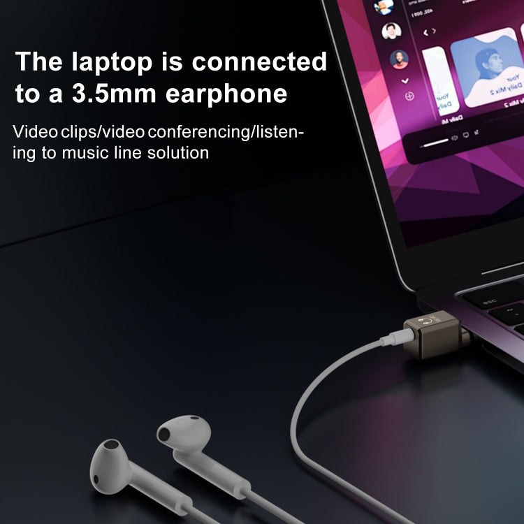 Type-C / USB-C to 3.5mm Earphone Digital Audio Adapter