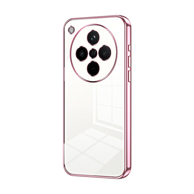 Transparent Plating Fine Hole Phone Case, For OPPO A5 Pro 5G Global, For OPPO Find X8, For OPPO Find X8 Pro