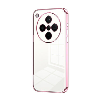 Transparent Plating Fine Hole Phone Case, For OPPO A5 Pro 5G Global, For OPPO Find X8, For OPPO Find X8 Pro