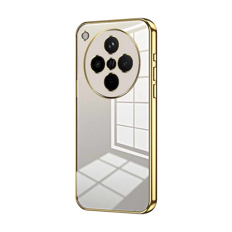 Transparent Plating Fine Hole Phone Case, For OPPO A5 Pro 5G Global, For OPPO Find X8, For OPPO Find X8 Pro