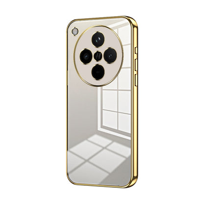 Transparent Plating Fine Hole Phone Case, For OPPO A5 Pro 5G Global, For OPPO Find X8, For OPPO Find X8 Pro