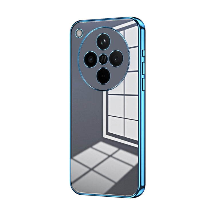 Transparent Plating Fine Hole Phone Case, For OPPO A5 Pro 5G Global, For OPPO Find X8, For OPPO Find X8 Pro