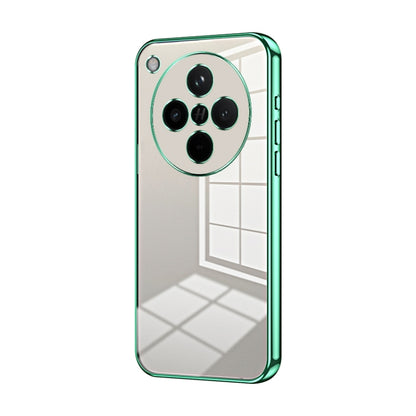 Transparent Plating Fine Hole Phone Case, For OPPO A5 Pro 5G Global, For OPPO Find X8, For OPPO Find X8 Pro