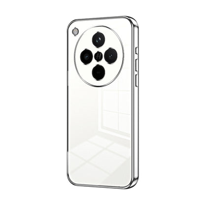 Transparent Plating Fine Hole Phone Case, For OPPO A5 Pro 5G Global, For OPPO Find X8, For OPPO Find X8 Pro