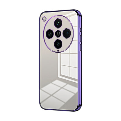 Transparent Plating Fine Hole Phone Case, For OPPO A5 Pro 5G Global, For OPPO Find X8, For OPPO Find X8 Pro