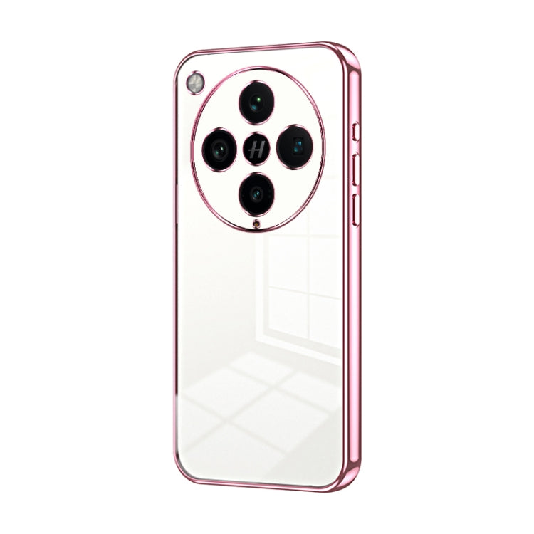 Transparent Plating Fine Hole Phone Case, For OPPO A5 Pro 5G Global, For OPPO Find X8, For OPPO Find X8 Pro