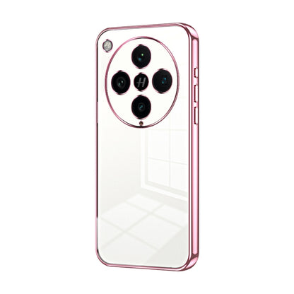 Transparent Plating Fine Hole Phone Case, For OPPO A5 Pro 5G Global, For OPPO Find X8, For OPPO Find X8 Pro