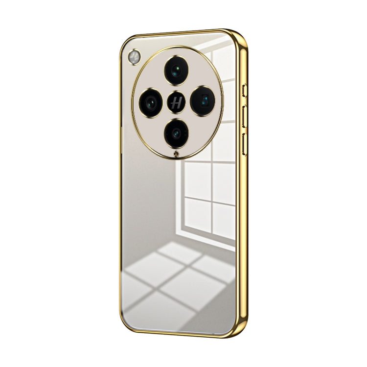 Transparent Plating Fine Hole Phone Case, For OPPO A5 Pro 5G Global, For OPPO Find X8, For OPPO Find X8 Pro