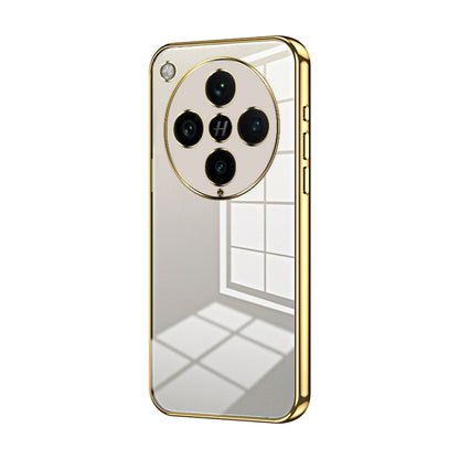 Transparent Plating Fine Hole Phone Case, For OPPO A5 Pro 5G Global, For OPPO Find X8, For OPPO Find X8 Pro