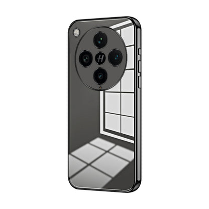 Transparent Plating Fine Hole Phone Case, For OPPO A5 Pro 5G Global, For OPPO Find X8, For OPPO Find X8 Pro