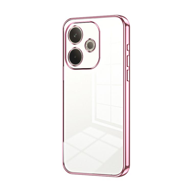 Transparent Plating Fine Hole Phone Case, For OPPO A5 Pro 5G Global, For OPPO Find X8, For OPPO Find X8 Pro