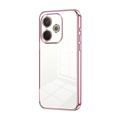 Transparent Plating Fine Hole Phone Case, For OPPO A5 Pro 5G Global, For OPPO Find X8, For OPPO Find X8 Pro
