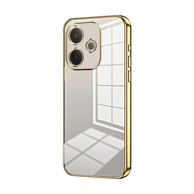 Transparent Plating Fine Hole Phone Case, For OPPO A5 Pro 5G Global, For OPPO Find X8, For OPPO Find X8 Pro
