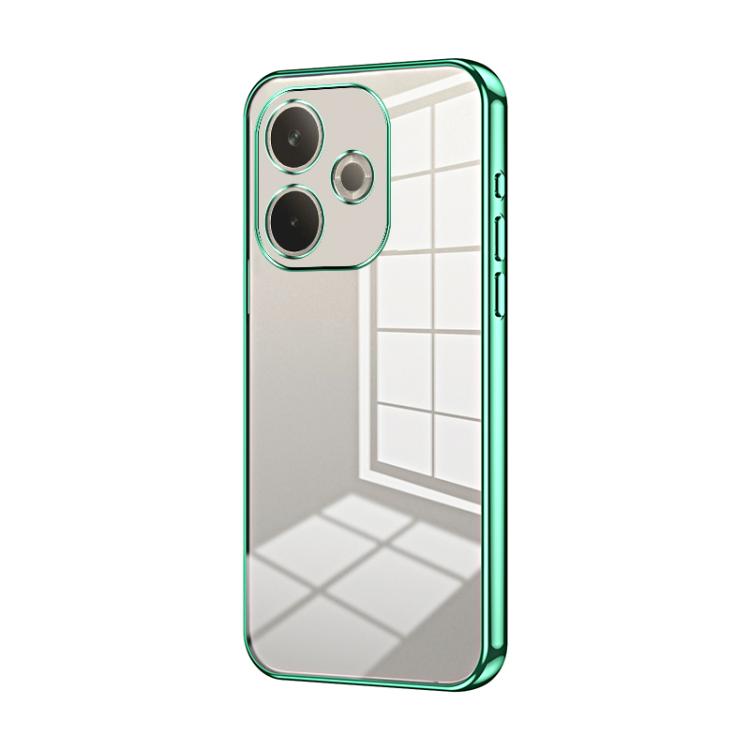 Transparent Plating Fine Hole Phone Case, For OPPO A5 Pro 5G Global, For OPPO Find X8, For OPPO Find X8 Pro