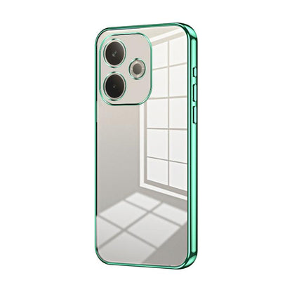 Transparent Plating Fine Hole Phone Case, For OPPO A5 Pro 5G Global, For OPPO Find X8, For OPPO Find X8 Pro