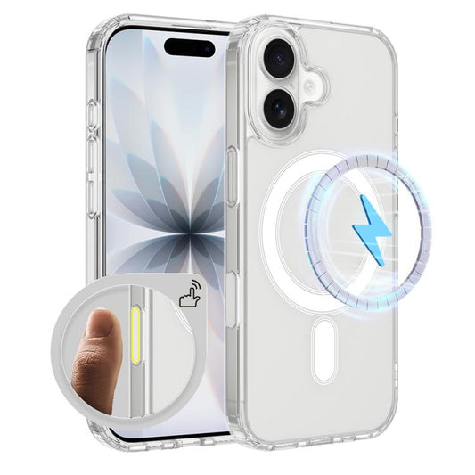 Camera Control Button Integrated MagSafe Clear Phone Case, For iPhone 18, For iPhone 18 Pro, For iPhone 18 Pro Max, For iPhone 17 Pro Max, For iPhone 17 Pro, For iPhone 17, For iPhone Air, For iPhone 16 Pro Max, For iPhone 16 Pro, For iPhone 16 Plus