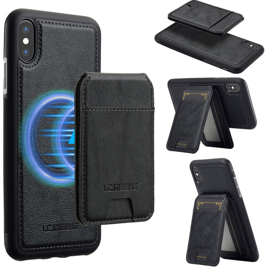 LC.IMEEKE L3 Series Detachable RFID Card Bag Magsafe Phone Case, For iPhone XS Max, For iPhone 8 Plus / 7 Plus