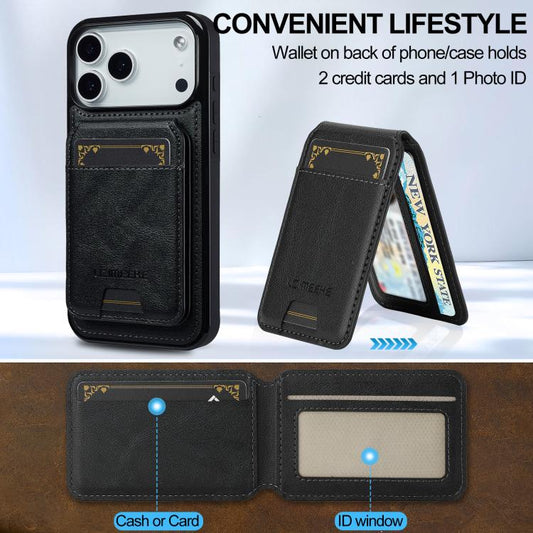LC.IMEEKE L3 Series Detachable RFID Card Bag Magsafe Phone Case, For iPhone 18 Pro / 17 Pro, For iPhone 18 Pro Max / 17 Pro Max, For iPhone 17e / 16e, For iPhone 17, For iPhone Air, For iPhone 16 Pro Max, For iPhone 16 Pro, For iPhone 16 Plus          ...