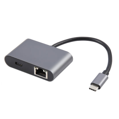 4 in 1 USB-C / Type-C 3.1 to RJ45, PD and USB x 2 Ethernet Adapter Cable, 4 in 1