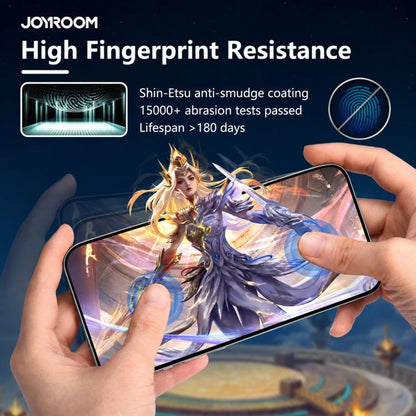JOYROOM Knight Series 2.5D Full Screen Privacy Tempered Film, For iPhone 18 Pro, For iPhone 18 Pro Max, For iPhone 17 Pro Max, For iPhone 17 Pro, For iPhone 17, For iPhone 17 Air, For iPhone 15 Pro Max, For iPhone 15 Pro, For iPhone 15 Plus, For iPhone 15