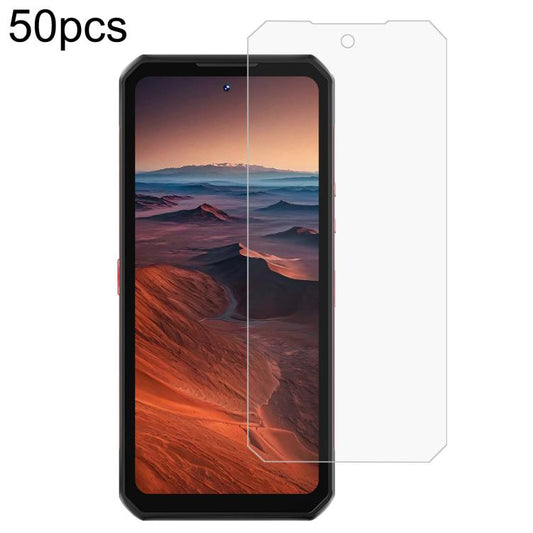 50pcs 3D 0.3mm Fine Hole High Aluminum Tempered Glass Film, For Oukitel WP56 5G, For Oukitel WP36 Pro, For Oukitel WP35S, For Oukitel G2