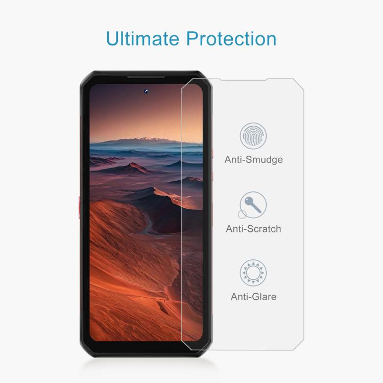 50pcs 3D 0.3mm Fine Hole High Aluminum Tempered Glass Film, For Oukitel WP56 5G, For Oukitel WP36 Pro, For Oukitel WP35S, For Oukitel G2
