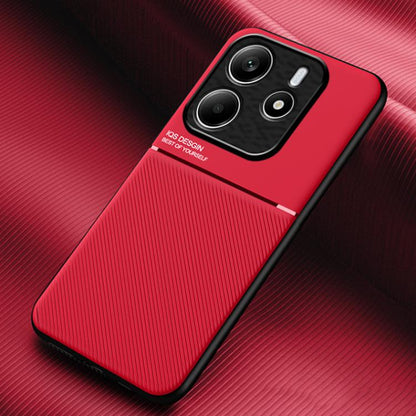 Classic Tilt Strip Grain Magnetic PC Hybrid TPU Phone Case