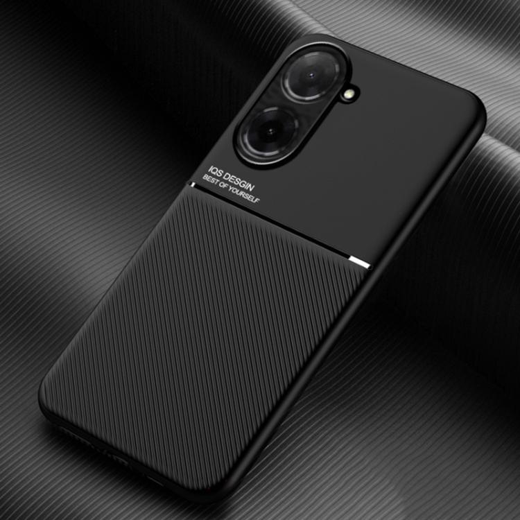 Classic Tilt Strip Grain Magnetic PC Hybrid TPU Phone Case