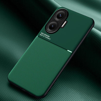 Classic Tilt Strip Grain Magnetic PC Hybrid TPU Phone Case