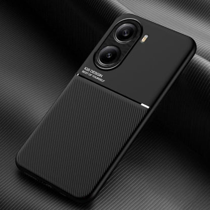 Classic Tilt Strip Grain Magnetic PC Hybrid TPU Phone Case