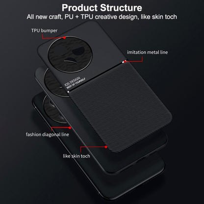 Classic Tilt Strip Grain Magnetic PC Hybrid TPU Phone Case