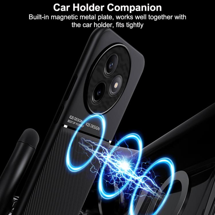 Classic Tilt Strip Grain Magnetic PC Hybrid TPU Phone Case