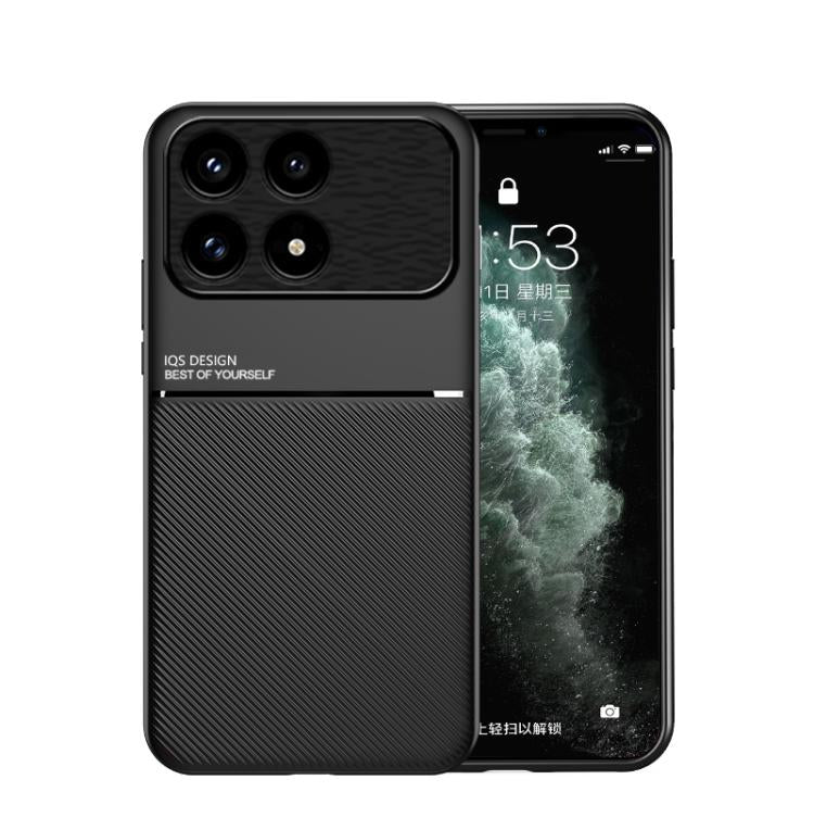 Classic Tilt Strip Grain Magnetic PC Hybrid TPU Phone Case, For Redmi K90 Max 5G, For Redmi Turbo 5 Max 5G / Poco X8 Pro Max 5G, For Redmi Turbo 5 5G / Poco X8 Pro 5G, For Redmi Note 15 Pro+ 5G 163.3mm / Poco M8 Pro 5G                                  ...