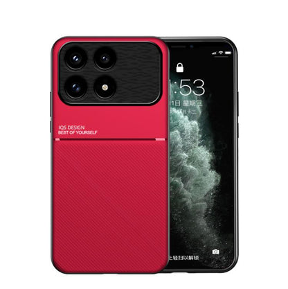 Classic Tilt Strip Grain Magnetic PC Hybrid TPU Phone Case, For Redmi K90 Max 5G, For Redmi Turbo 5 Max 5G / Poco X8 Pro Max 5G, For Redmi Turbo 5 5G / Poco X8 Pro 5G, For Redmi Note 15 Pro+ 5G 163.3mm / Poco M8 Pro 5G                                  ...