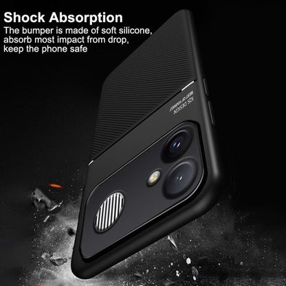 Classic Tilt Strip Grain Magnetic PC Hybrid TPU Phone Case, For Redmi K90 Max 5G, For Redmi Turbo 5 Max 5G / Poco X8 Pro Max 5G, For Redmi Turbo 5 5G / Poco X8 Pro 5G, For Redmi Note 15 Pro+ 5G 163.3mm / Poco M8 Pro 5G                                  ...