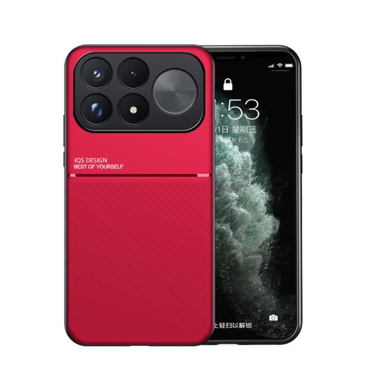 Classic Tilt Strip Grain Magnetic PC Hybrid TPU Phone Case, For Redmi Note 17 4G / 5G Global 169.7mm, For Redmi Note 17 Pro 5G Global 163.5mm, For Redmi K100 Pro Max 5G / Poco F9 Ultra 5G, For Redmi K100 Pro 5G / Poco F9 Pro 5G                         ...