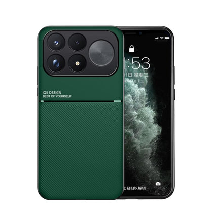 Classic Tilt Strip Grain Magnetic PC Hybrid TPU Phone Case, For Redmi Note 17 4G / 5G Global 169.7mm, For Redmi Note 17 Pro 5G Global 163.5mm, For Redmi K100 Pro Max 5G / Poco F9 Ultra 5G, For Redmi K100 Pro 5G / Poco F9 Pro 5G                         ...