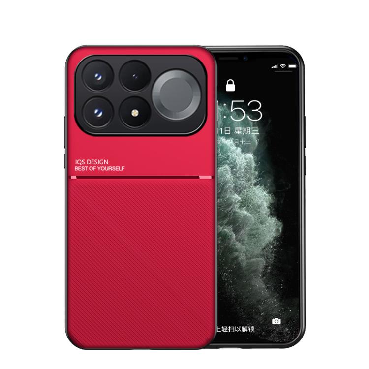 Classic Tilt Strip Grain Magnetic PC Hybrid TPU Phone Case, For Redmi Note 17 4G / 5G Global 169.7mm, For Redmi Note 17 Pro 5G Global 163.5mm, For Redmi K100 Pro Max 5G / Poco F9 Ultra 5G, For Redmi K100 Pro 5G / Poco F9 Pro 5G                         ...