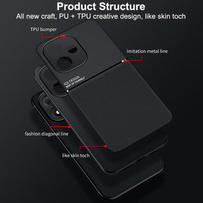Classic Tilt Strip Grain Magnetic PC Hybrid TPU Phone Case, For Redmi Note 17 4G / 5G Global 169.7mm, For Redmi Note 17 Pro 5G Global 163.5mm, For Redmi K100 Pro Max 5G / Poco F9 Ultra 5G, For Redmi K100 Pro 5G / Poco F9 Pro 5G                         ...
