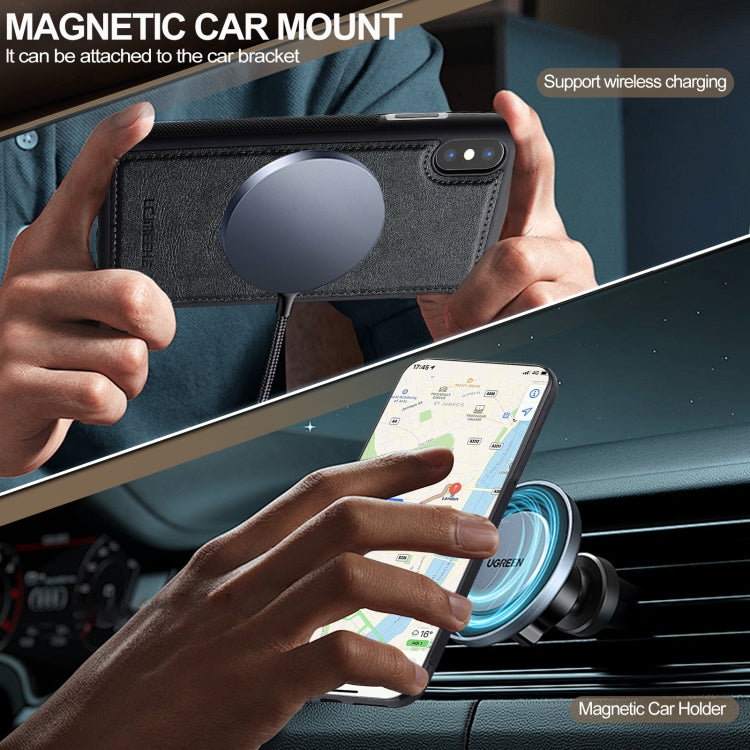 LC.IMEEKE L5 Series Detachable RFID Card Bag Magsafe Phone Case, For iPhone XR, For iPhone XS Max, For iPhone 8 Plus / 7 Plus