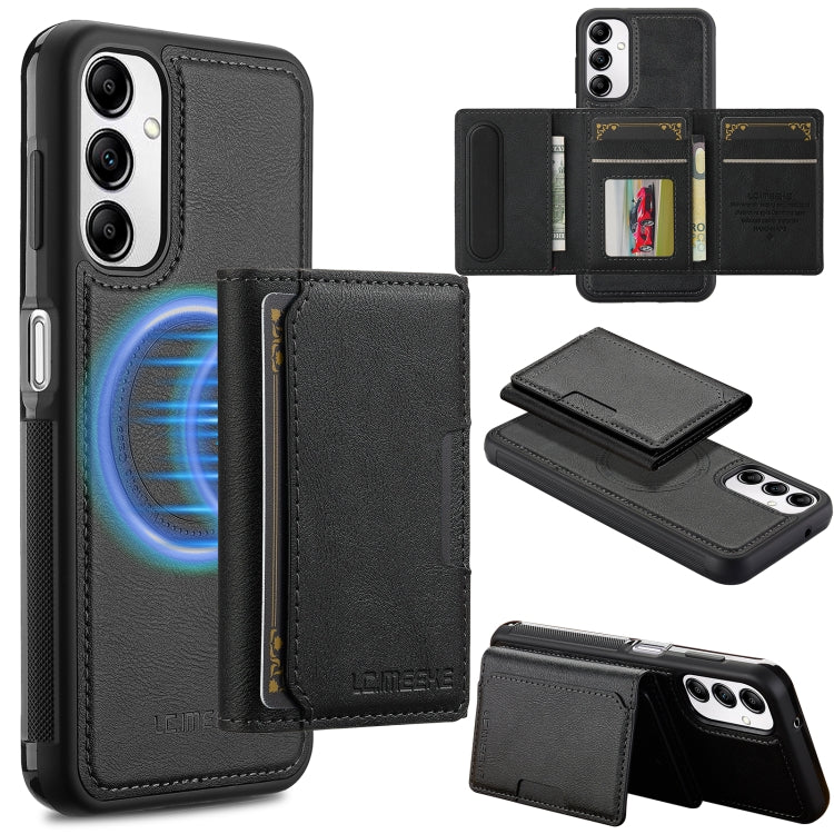 LC.IMEEKE L5 Series Detachable RFID Card Bag Magsafe Phone Case, For Galaxy A18 5G/A18 4G, For Samsung Galaxy A57 5G, For Samsung Galaxy A37 5G, For Samsung Galaxy A56 5G, For Samsung Galaxy A36 5G, For Samsung Galaxy A16 5G                            ...
