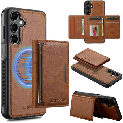 LC.IMEEKE L5 Series Detachable RFID Card Bag Magsafe Phone Case, For Galaxy A18 5G/A18 4G, For Samsung Galaxy A57 5G, For Samsung Galaxy A37 5G, For Samsung Galaxy A56 5G, For Samsung Galaxy A36 5G, For Samsung Galaxy A16 5G                            ...