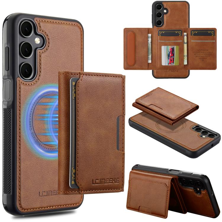 LC.IMEEKE L5 Series Detachable RFID Card Bag Magsafe Phone Case, For Galaxy A18 5G/A18 4G, For Samsung Galaxy A57 5G, For Samsung Galaxy A37 5G, For Samsung Galaxy A56 5G, For Samsung Galaxy A36 5G, For Samsung Galaxy A16 5G                            ...