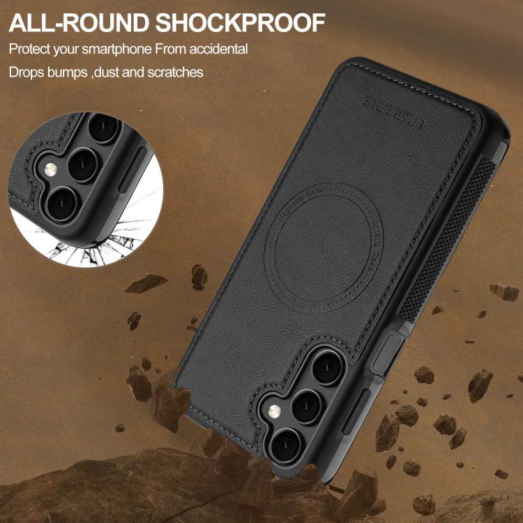 LC.IMEEKE L5 Series Detachable RFID Card Bag Magsafe Phone Case, For Galaxy A18 5G/A18 4G, For Samsung Galaxy A57 5G, For Samsung Galaxy A37 5G, For Samsung Galaxy A56 5G, For Samsung Galaxy A36 5G, For Samsung Galaxy A16 5G                            ...
