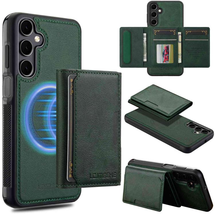 LC.IMEEKE L5 Series Detachable RFID Card Bag Magsafe Phone Case, For Galaxy A18 5G/A18 4G, For Samsung Galaxy A57 5G, For Samsung Galaxy A37 5G, For Samsung Galaxy A56 5G, For Samsung Galaxy A36 5G, For Samsung Galaxy A16 5G                            ...